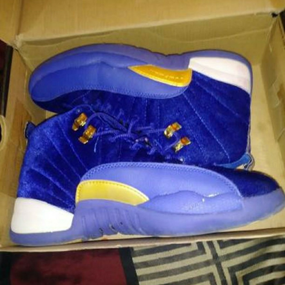 Jordan blue suede 12s